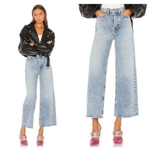 RE/DONE 60s Ultra High Rise Wide Leg Jeans y2k Vintage Vibe NWT